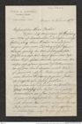 Nachlass Franz Steindachner, Brief von Fürth & Campbell; Panama & Colon an Franz Steindachner (16.02.1878), Inv.Nr. 146.02, Seite 1